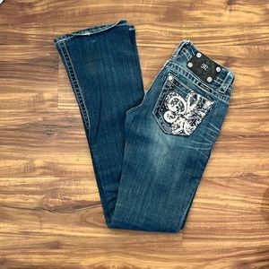 Miss Me boot cut medium wash jeans